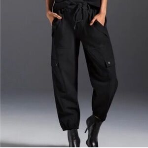 Cabi Black Quantum Cargo Jogger Style # 4315 Gorpcore Streetwear Casual Size S